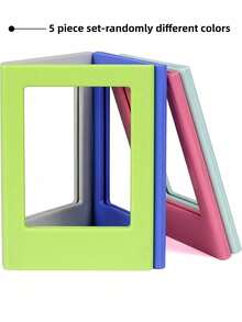 Magnetic Picture Frame 5/10 Pack 2x3 Picture Frame Mini Picture Frames Set For Frame Frame Photo Frames For Refrigerator Wallet Size Picture Frames Shantmay - Multicolor - View 16
