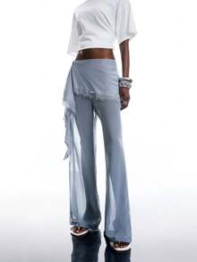 LYSMO Women Pants - Light Grey - View 4