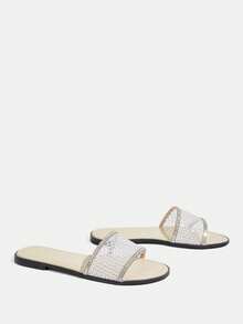 CUCCOO TILAWA Ladies, Buckles, Trim, Flat Sandals - Apricot - View 3