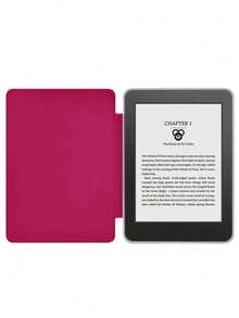 1 PC Bumper Protective Auto Wake Sleep Case For Kindle Paperwhite Transparent Scratch Resistant Anti Yellowing Precise Cutouts Flexible Soft Back Cover Daily Use Travel Office Kindle Paperwhite Case - Hot Pink - View 4