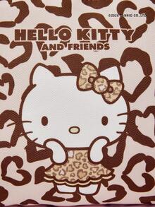 HELLO KITTY AND FRIENDS | Joivida 1 túi đựng mỹ phẩm mini thời trang cầm tay, họa tiết da báo & màu hồng với 2 kiểu dáng, họa tiết dễ thương, hộp đựng mỹ phẩm nhẹ cho nữ & bé gái, đựng cọ & phụ kiện, phù hợp dùng hàng ngày, du lịch, ở nhà, tựu trường, món đồ du lịch thiết yếu dễ thương - Nhiều màu - Xem 7