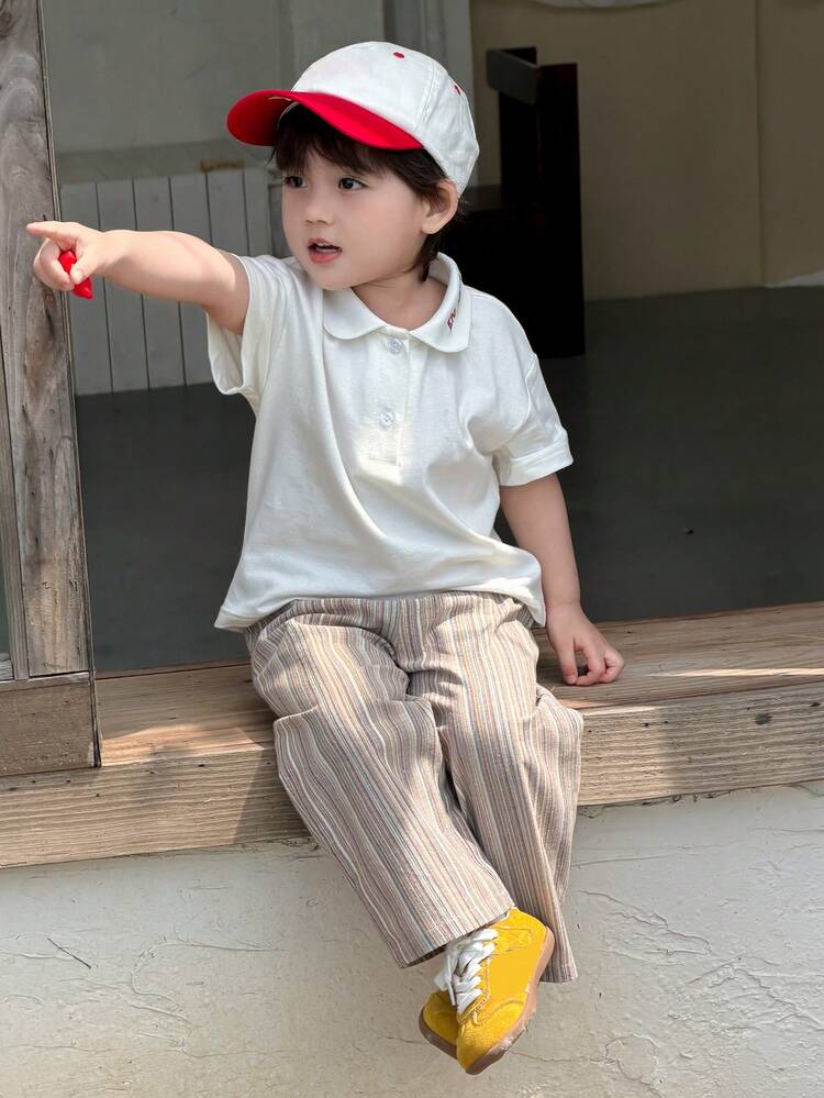 Toddler Boys' Striped Casual Loose Bottoms