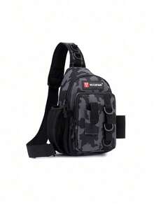 Hochwertige, strapazierfähige Angeltasche mit Rutenthalter und mehreren Fächern, hochwertiger Reißverschlussdesign, geeignet für Angeln und Outdoor-Aktivitäten, kann Angelzubehör aufbewahren, ein ideales Angelgeschenk für Männer und die perfekte Wahl für Angelausrüstung. - Verschiedenfarbig - Übersicht 9