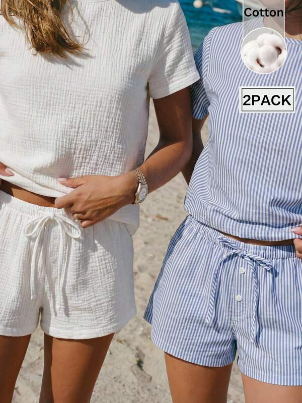 CovetEZ Quần short nữ dáng rộng, thắt eo, cài nút, kiểu dáng thường ngày.