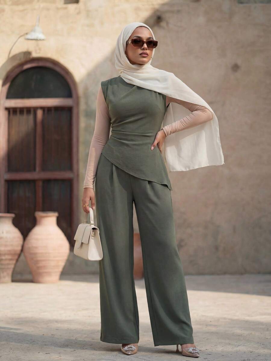 Calvaya 女士日常两件套服装