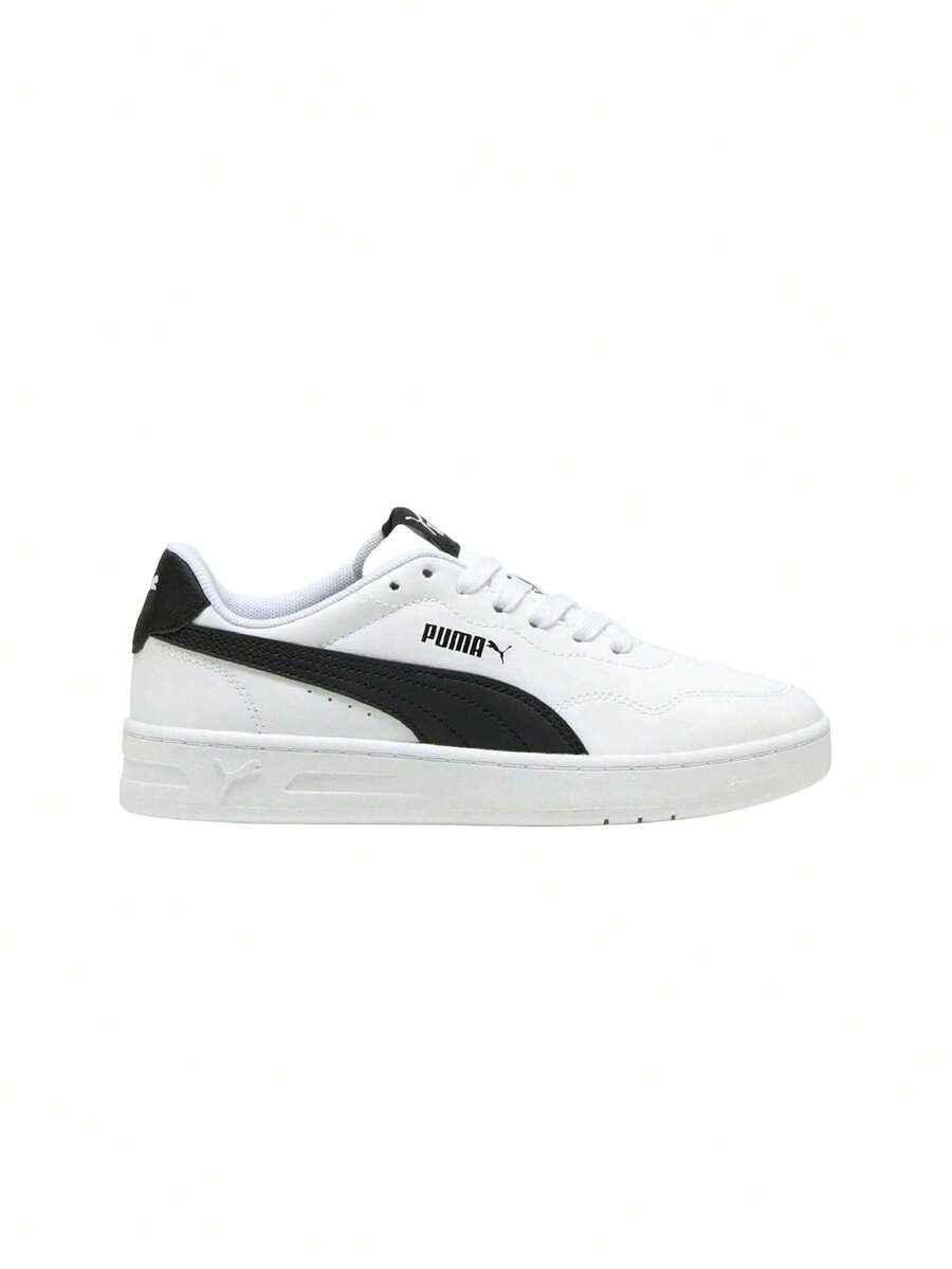 Court Lally Sneakers Jr Teen Sneakers Black And White 402304 - White/Black - View 1