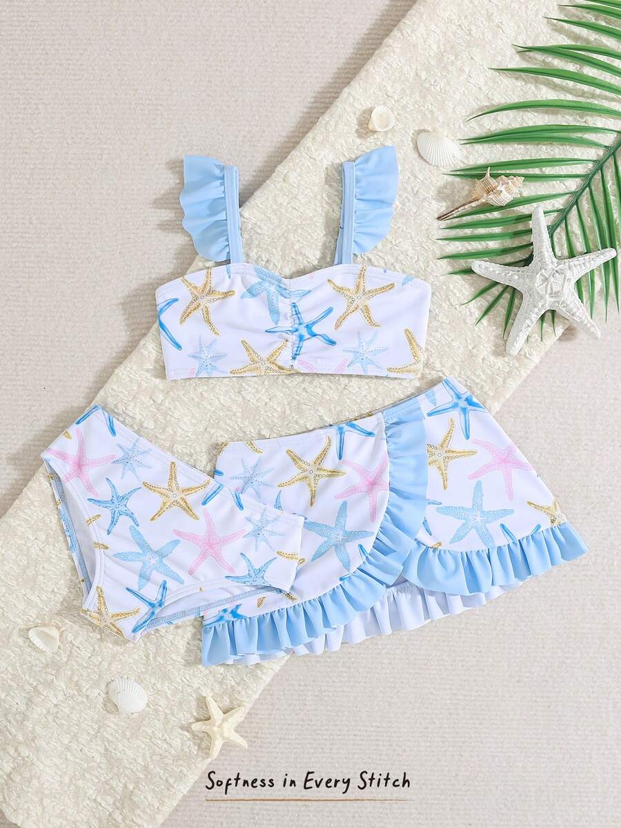 SHEIN Đồ bơi cho bé gái - Nhiều màu - Xem 1