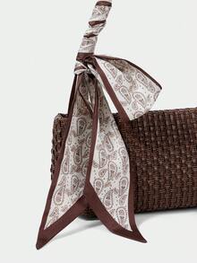 SHECARRY Túi đeo vai nữ, túi hobo, chất liệu PU dập nổi, màu nâu, thời trang, thanh lịch, đơn giản, cá tính, đa năng, cổ điển, thích hợp đi làm, công sở, hẹn hò, hàng ngày, mua sắm, uống trà chiều. - màu nâu - Xem 6