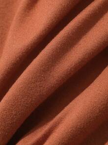 Dazy Plus Solid Color Elastic Fitted Cropped Camisole, Spring/Summer - Coral Orange - View 7