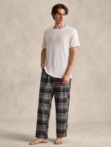 EverLounge 男士休闲格子睡衣套装 - 彩色 - 查看 3
