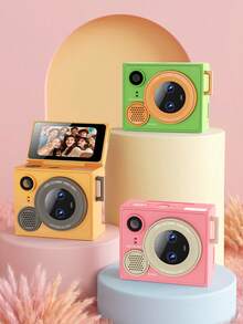 JMMO Mini Digital Camera Necklace, Thumb Camera, Portable Keychain Camera With Flip Screen, HD  Camera  For Selfie, Video Recording, Cute Compact Camera Gift For Girls Teens - View 6