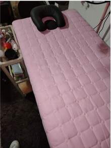 1 pieza Sábana de colchón para mesa de masaje de salón de belleza, cubierta de cama de spa amigable con la piel con orificio para respiración facial - Multicolor - Ver 14