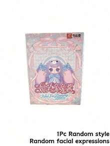 POKOJA LAND Bunny Hooded Character Blind Box, Collectible Mystery Figure With 6 Regular Styles & 2 Hidden Models, Lace & Bow Accent Details, Pastel Tones With Expressive Big Eyes, Decorative Companion For Home, Bedroom, Living Room. - Tide play blind box - View 13