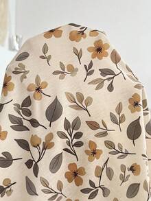 Plussiva Plus Size Pregnant Women's Casual Floral Print Short Sleeve Top, Vacation Style - Multicolor - View 8