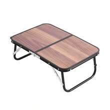 Meja Kemah Lipat Portabel, Meja Piknik Lipat Ringan dengan Permukaan Meja Motif Kayu, Meja Luar Ruangan Ringkas untuk Kemah, Mendaki, Piknik, Pantai, Halaman Belakang 1 buah/2 buah - MultiWarna - View 7