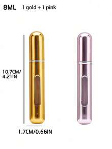 8ml Perfume Refillable Bottle, With Direct Filling From The Bottom To The Top, For Refilling Large Bottles Of Perfume Into Smaller Ones. Convenient For Spraying Perfume When Going Out, Reusable Spray Bottle, Perfect For Beach Travel Organization, Mini Portable Empty Liquid Container, Travel Perfume Spray Bottle, Suitable For Both Men And Women - 8ml - View 20