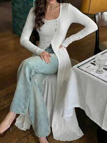 Firerie Áo thun dài tay nữ thanh lịch, tối giản, màu trơn, cài cúc phía trước, thích hợp mặc đi làm, áo thun dài tay mùa xuân/hè mới, áo trắng nhẹ nhàng cho kỳ nghỉ, phong cách Bohemian, mùa xuân/hè, đi biển, thanh lịch, gợi cảm, kỳ nghỉ, bãi biển, Hawaii, hẹn hò, tiệc tùng, lễ hội âm nhạc, lễ tốt nghiệp, bãi biển dành cho nữ, kỳ nghỉ, lễ hội âm nhạc, lễ hội hóa trang, ngày Valentine, mặc hàng ngày, áo sơ mi trắng nữ mùa xuân/hè, phong cách Bohemian thường ngày cho kỳ nghỉ của nữ - Màu be - Xem 11