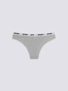 Loungeista Braguitas triangulares con bloque de color y borde elástico para deportes - Multicolor - Ver 10