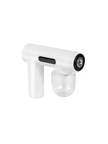 Teckwe Mini Portable Rechargeable Sprayer, 1.69oz Nano Blue Light Sprayer, Handheld Powerful Sprayer, 1200mAh Battery Capacity, Suitable For Use In Cars, Schools, Bedrooms, Clothing, Express Delivery, Etc. - White - View 8