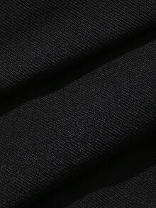 DAZY Quần dài rộng rãi, có túi ở eo, dành cho bé trai, kiểu dáng thường ngày. - màu đen - Xem 7