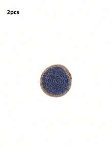 Madebyblanc 1/2/3 pezzi Sottobicchieri intrecciati assorbenti e resistenti al calore, multicolore, minimalisti, rustici, per protezione tavolo, antiscivolo, facili da pulire, durevoli, per cucina, casa, ufficio, decorazione, regalo di benvenuto in casa pratico e indispensabile accessorio per la casa - Multicolore - Visualizzare 13
