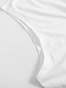 Manfinity LEGND 男士休闲印花无袖背心 - 白色 - 查看 6