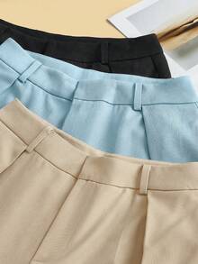 Anewsta Bộ 3 quần ống đứng cạp cao thanh lịch, thời trang, thích hợp cho kỳ nghỉ/năm mới dành cho nữ, mùa xuân/hè. - Nhiều màu - Xem 7