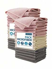 5/10/15/20pcs Kitchen Multifunctional Cleaning Cloth, Household Cleaning Cloth, Absorbent Car Towel, Kitchen Cleaning Cloth, Dishwashing Cloth - Multicolor - View 26