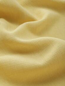 EMERY ROSE Standard Size Women's Ruffle V-Neck Fitted Vacation Elegant Mid-Length Dress - Yellow - View 6