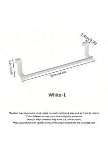 1PC Cabinet Door Towel Rack - Punch-Free Space-Saving Hook, Door-Mounted, Suitable For Kitchen, Bathroom, And Cabinets - Can Hang Towels And Rags - Easy Installation, Kitchen Organization, Bathroom Storage, Modern Home Accessories - Multicolor - View 5