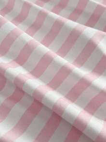 Elamini Camiseta de mujer con cuello en V, parches de encaje y lazo delantero para primavera/verano - Rosa - Ver 4