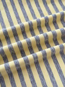 少女儿童夏季新款休闲简约条纹修身短袖T恤 - 彩色 - 查看 6