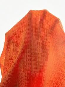 Easelle Áo hai dây cổ chữ V hở lưng dành cho nữ, thích hợp cho kỳ nghỉ biển mùa hè. - trái cam - Xem 7