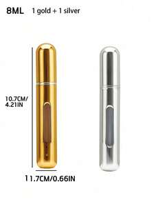 8ml Perfume Refillable Bottle, With Direct Filling From The Bottom To The Top, For Refilling Large Bottles Of Perfume Into Smaller Ones. Convenient For Spraying Perfume When Going Out, Reusable Spray Bottle, Perfect For Beach Travel Organization, Mini Portable Empty Liquid Container, Travel Perfume Spray Bottle, Suitable For Both Men And Women - 8ml - View 14