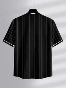 Aesthetic Post Randig herrskjorta i casualstil, collegestil - Multifärgad - Visa 2