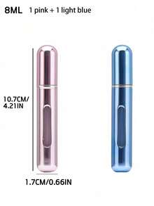 8ml Perfume Refillable Bottle, With Direct Filling From The Bottom To The Top, For Refilling Large Bottles Of Perfume Into Smaller Ones. Convenient For Spraying Perfume When Going Out, Reusable Spray Bottle, Perfect For Beach Travel Organization, Mini Portable Empty Liquid Container, Travel Perfume Spray Bottle, Suitable For Both Men And Women - 8ml - View 15