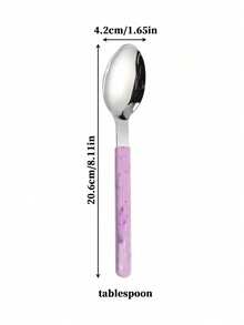 Madebyblanc Western Cutlery Set For Home Use, Small Tavern Tableware, Steak Fork Knife Spoon Set Gift - Multicolor - View 5
