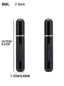 8ml Perfume Refillable Bottle, With Direct Filling From The Bottom To The Top, For Refilling Large Bottles Of Perfume Into Smaller Ones. Convenient For Spraying Perfume When Going Out, Reusable Spray Bottle, Perfect For Beach Travel Organization, Mini Portable Empty Liquid Container, Travel Perfume Spray Bottle, Suitable For Both Men And Women - 8ml - View 22