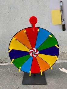 Prize-Winning Lucky Wheel Game Activity - Prize-Winning Uncontrolled Erasable Stand For The Rotating Wheel Of The Lottery. - Multicolor - View 7