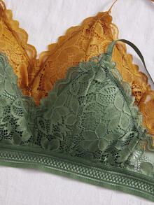 5件套纯色蕾丝时尚性感舒适女士内衣 - 彩色 - 查看 6