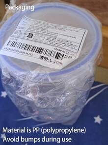 1 件塑料食品储存容器，适用于餐厅和家庭 | 密封厨房收纳盒，带香料、咖啡、干货锁盖 | 洗碗机适用，透明散装食品储存盒 - 無色 - 查看 6