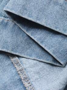 Livesso Women's Casual Long Sleeve Top And Jeans Set - Blue - View 7