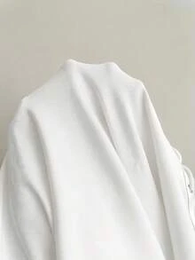 Attitoon 女士性感时尚街头朋克风骷髅标语印花侧系带露背迷你连衣裙，夏季 - 白色 - 查看 7