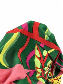 SHEIN 女婴休闲度假吊带背心和阔腿裤两件套 - 彩色 - 查看 8