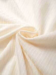 GlowEve Camiseta de tirantes acanalada de perlas blancas con estilo francés, elegante y sofisticada para primavera/verano - Amarillo claro - Ver 6