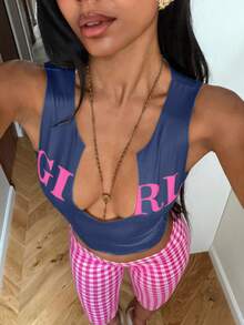 Fiercella Fiercella Damen Mode buntes Trägershirt und Shorts 2-teiliges Set - Verschiedenfarbig - Übersicht 7