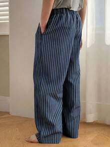 DAZY Pantalones de estar por casa a rayas para hombre, primavera - Multicolor - Ver 2