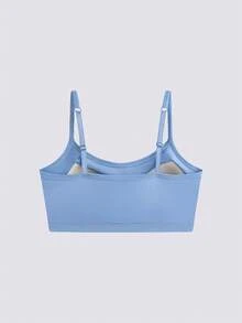 Loungeista 3pcs/Set Women's Solid Color Adjustable Strap Comfortable Wireless Padded Camisole Bra Tops, Suitable For Sports, Sleepfor Summerfor Summer - Multicolor - View 11