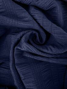 SHEIN CURVE+ 女士迷你连衣裙 夏季女装 夏季连衣裙 度假装 女士度假装 女士度假连衣裙 沙滩装 - 藏蓝色 - 查看 11