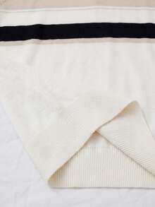 Manfinity CityGents Old Money 男士短袖針織上衣，夏季休閒商務休閒度假 Polo 領上衣，復古高爾夫風，透氣輕量復古上衣 - 彩色 - 查看 7